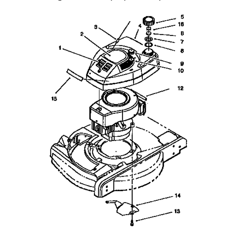 Engine Assembly 4 Diagram and Parts List for 10314-7900001ANDUP  Lawn Boy Lawn Mower